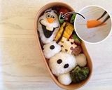 おら、オラフ弁当☃アナと雪の女王❄︎キャラ弁作り方6写真