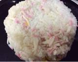 お誕生日ピンク！薔薇な花！すし飯ケーキ作り方7写真