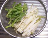 ホタルイカと山うどのオイルパスタ作り方2写真