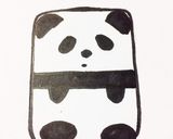 パンダおにぎり♡作り方3写真