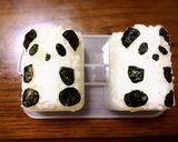 パンダおにぎり♡作り方12写真