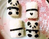 パンダおにぎり♡作り方13写真