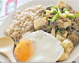 たっぷり野菜と豆腐の焼肉だれそぼろご飯作り方8写真