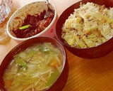 魚屋まかない鮭フレークと筍炊き込みご飯作り方7写真