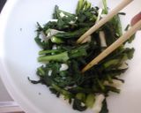 レンジで簡単！春菊とエリンギのお浸し作り方3写真