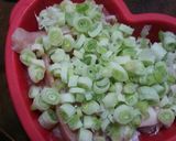 ネギたっぷり！鶏胸肉の中華風レンジ蒸し作り方2写真