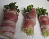 お弁当（63）かいわれ巻き作り方4写真