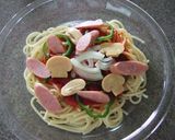簡単ランチ♪ピザ風ナポリタン作り方6写真