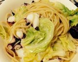 【簡単】キャベツとタコのパスタ作り方8写真