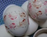 ゆで卵をむき易く、イースターエッグ？作り方3写真