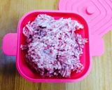 お弁当に♡レンジde豚そぼろ作り方1写真