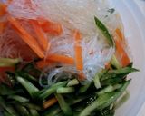 ウエイパーで。ラーメン風春雨サラダ作り方5写真