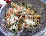 桜えびのかき揚げ天丼<やよい会>作り方4写真