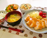白菜ときのこと油あげのみそ汁作り方7写真