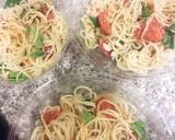 Wトマトとバジルのパスタ作り方5写真