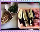 お肉と茄子の香味炒め♪♪作り方1写真
