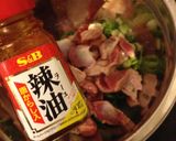 ラー油とネギたっぷりのネギ塩 砂肝煮込み作り方4写真