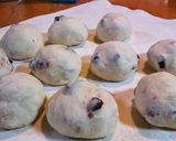 クリームチーズ入り♡クランベリーの白パン作り方2写真
