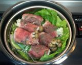 きのこの豚肉巻き、さっぱりと蒸し焼きに作り方5写真