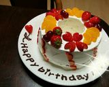 シフォンケーキ デコレーション作り方6写真