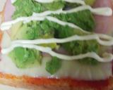 チーズとアボカドとハムのこくまろピザ作り方4写真