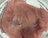 ☆塩麹鶏肉deピスタチオ巻(*◔‿◔)❤作り方3写真