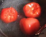 キノコとトマトと鶏挽肉のパスタ作り方2写真