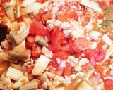 キノコとトマトと鶏挽肉のパスタ作り方4写真