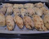 オーブンで焼く「豚肉巻き椎茸フライ」作り方4写真