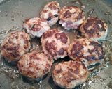 簡単お弁当用・和風ハンバーグ作り方1写真