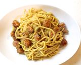 余ったカレーとチーズでパスタ作り方9写真