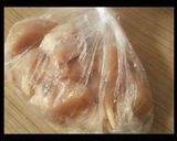 ｺﾛｺﾛ鶏のスイートチリマヨ作り方1写真