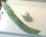 大葉にんにく醤油でめちゃ簡単ゴーヤ炒め作り方1写真