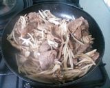 もやしと舞茸でかさ増し!牛カルビ焼き作り方4写真