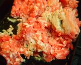 たっぷり豚挽肉とねぎの卵焼き作り方3写真