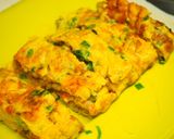 たっぷり豚挽肉とねぎの卵焼き作り方6写真