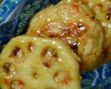 ✿れんこんの肉詰め・肉のせ照焼き✿作り方7写真