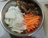 簡単 残り物で卵とじ丼作り方1写真