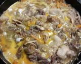 簡単 残り物で卵とじ丼作り方3写真