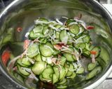 簡単☆きゅうりとカニかまのゴマ香味副菜作り方4写真