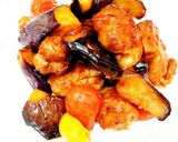 簡単☆なすと豚こまのケチャカレー炒め♪作り方5写真