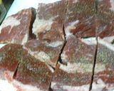 牛肉のはちみつ醤油煮♡作り方1写真