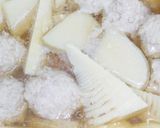 超簡単！めんつゆで肉団子入り旬の若竹煮だ作り方14写真