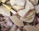 たけのこ＆チキンの煮物作り方1写真