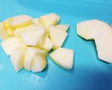 簡単♡餃子の皮でなんちゃってアップルパイ作り方1写真