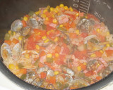 パエリア風あさりの炊き込みご飯作り方10写真