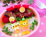 キャラ弁＊型抜きで簡単くまちゃん作り方5写真
