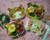 クマ型弁当deひょっこりワンワン作り方11写真