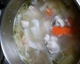 鶏肉ほろほろ～な　参鶏湯風簡単スープ作り方3写真