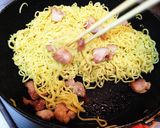 キャベツたっぷり逆広島焼き〜!作り方1写真